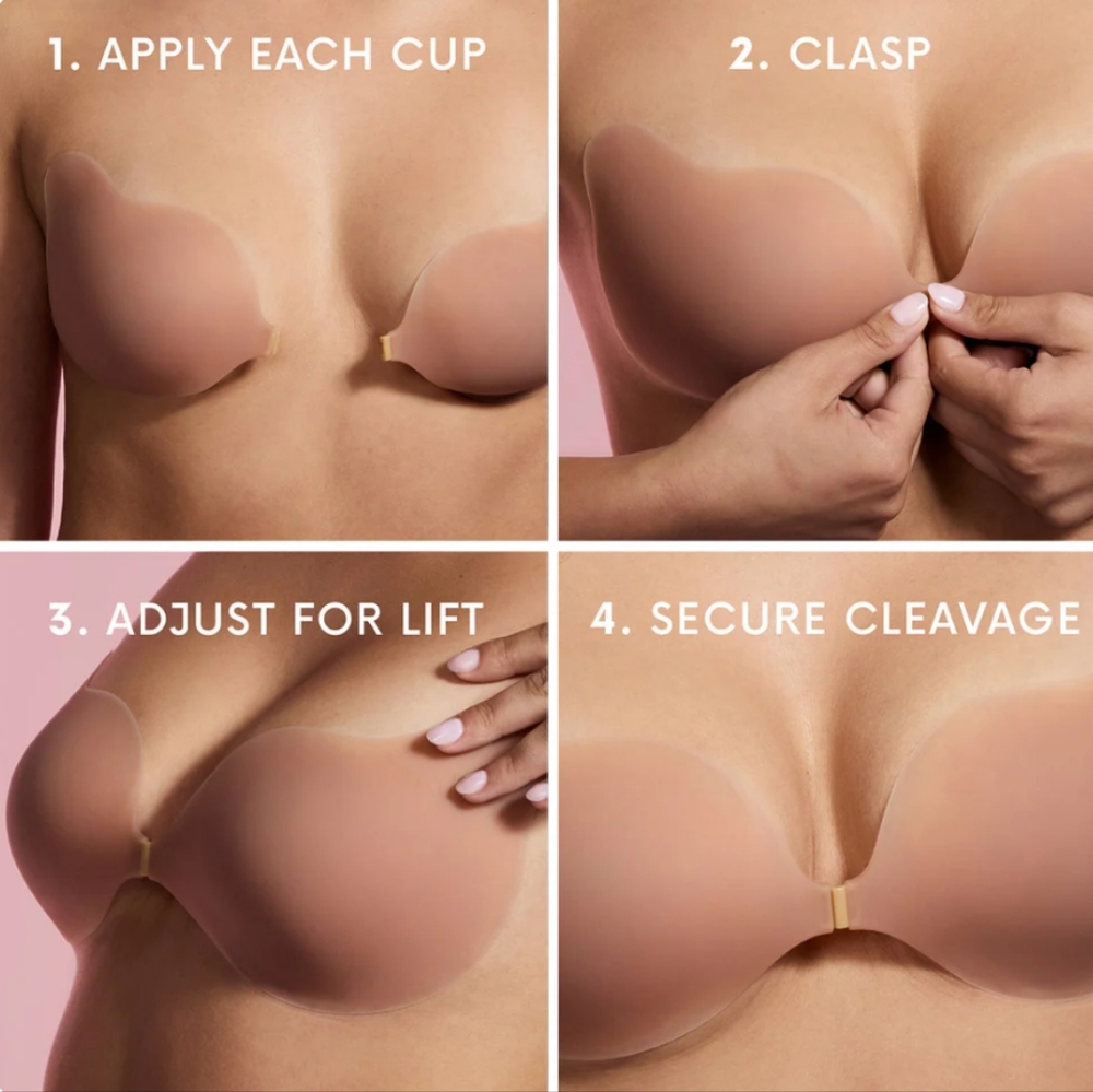 NIB Cakes Body Adhesive Bra in Caramel - Picture 3 of 4